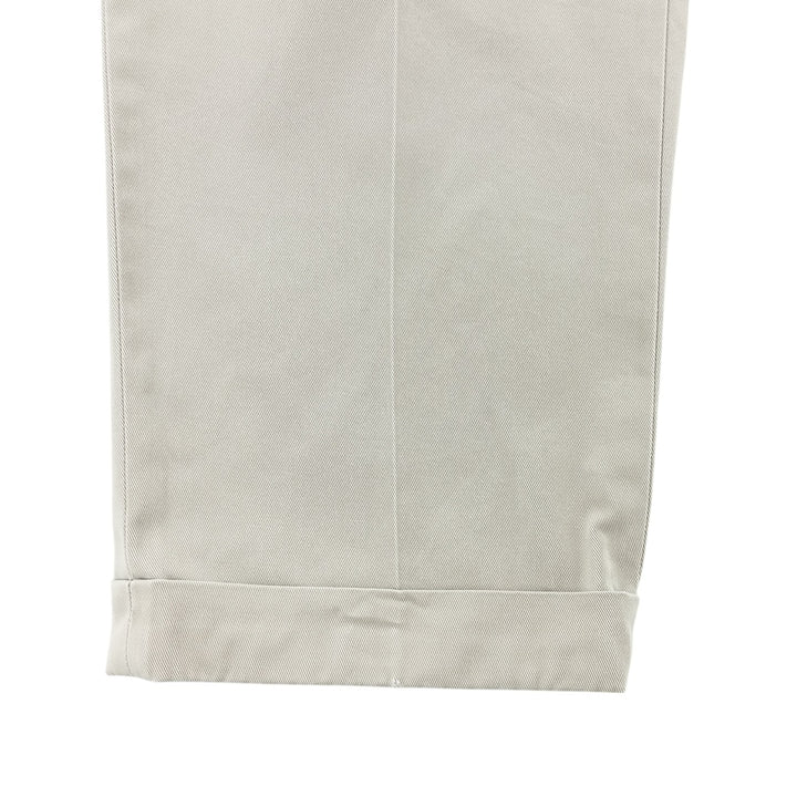 Brooks Brothers Two-pleat Chino Pants, Men's, Size W34 cotton Beige type Vintage Second Hand
