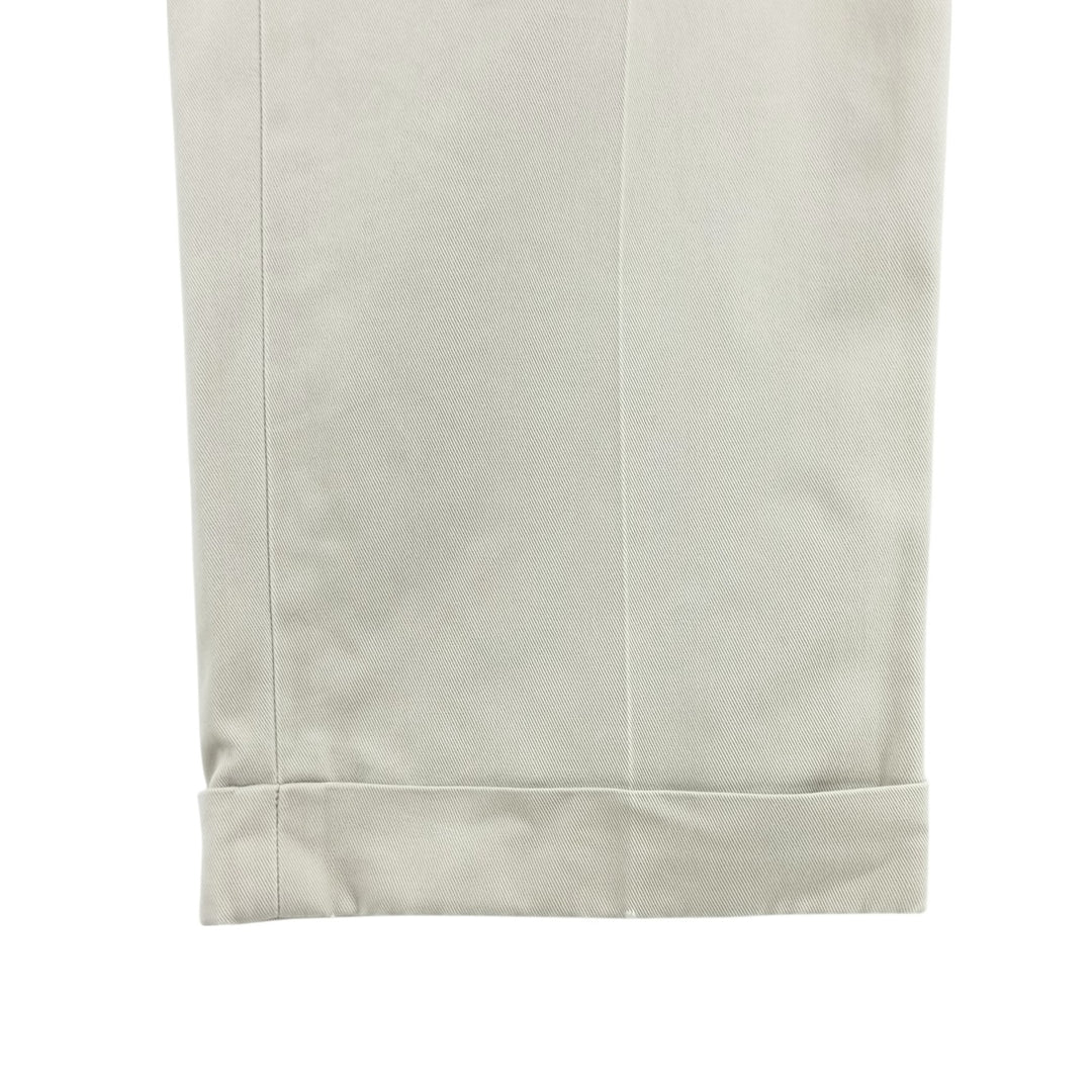 Brooks Brothers Two-pleat Chino Pants, Men's, Size W34 cotton Beige type Vintage Second Hand