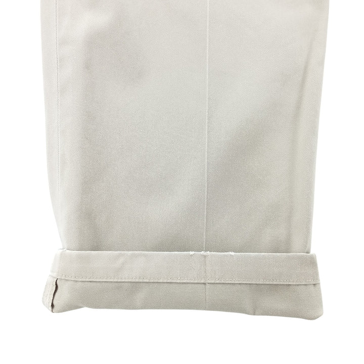 Brooks Brothers Two-pleat Chino Pants, Men's, Size W34 cotton Beige type Vintage Second Hand