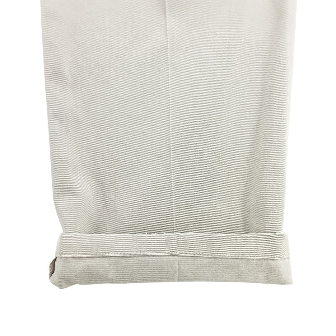Brooks Brothers Two-pleat Chino Pants, Men's, Size W34 cotton Beige type Vintage Second Hand