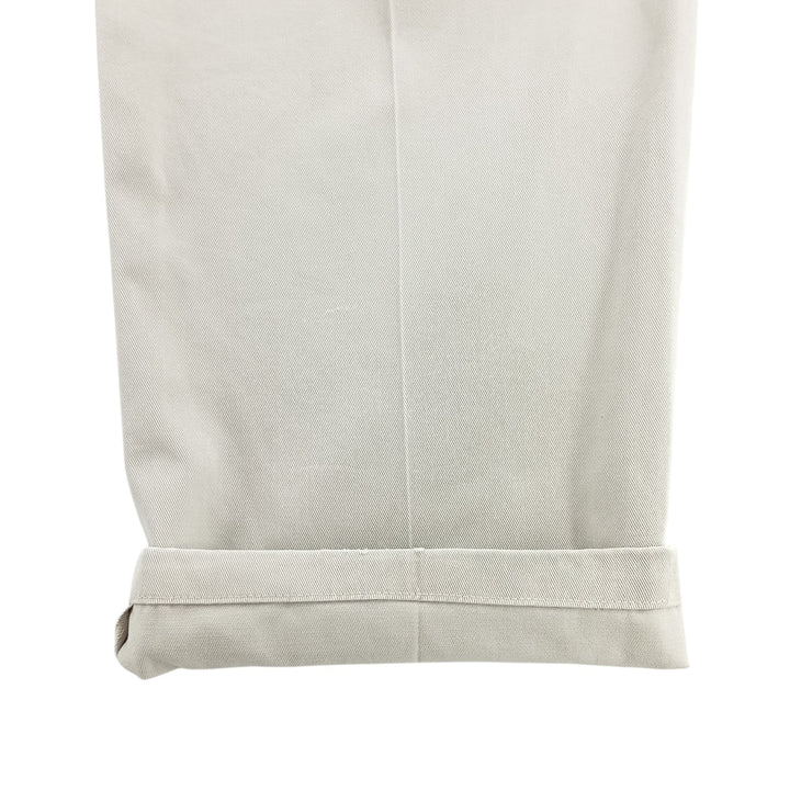 Brooks Brothers Two-pleat Chino Pants, Men's, Size W34 cotton Beige type Vintage Second Hand