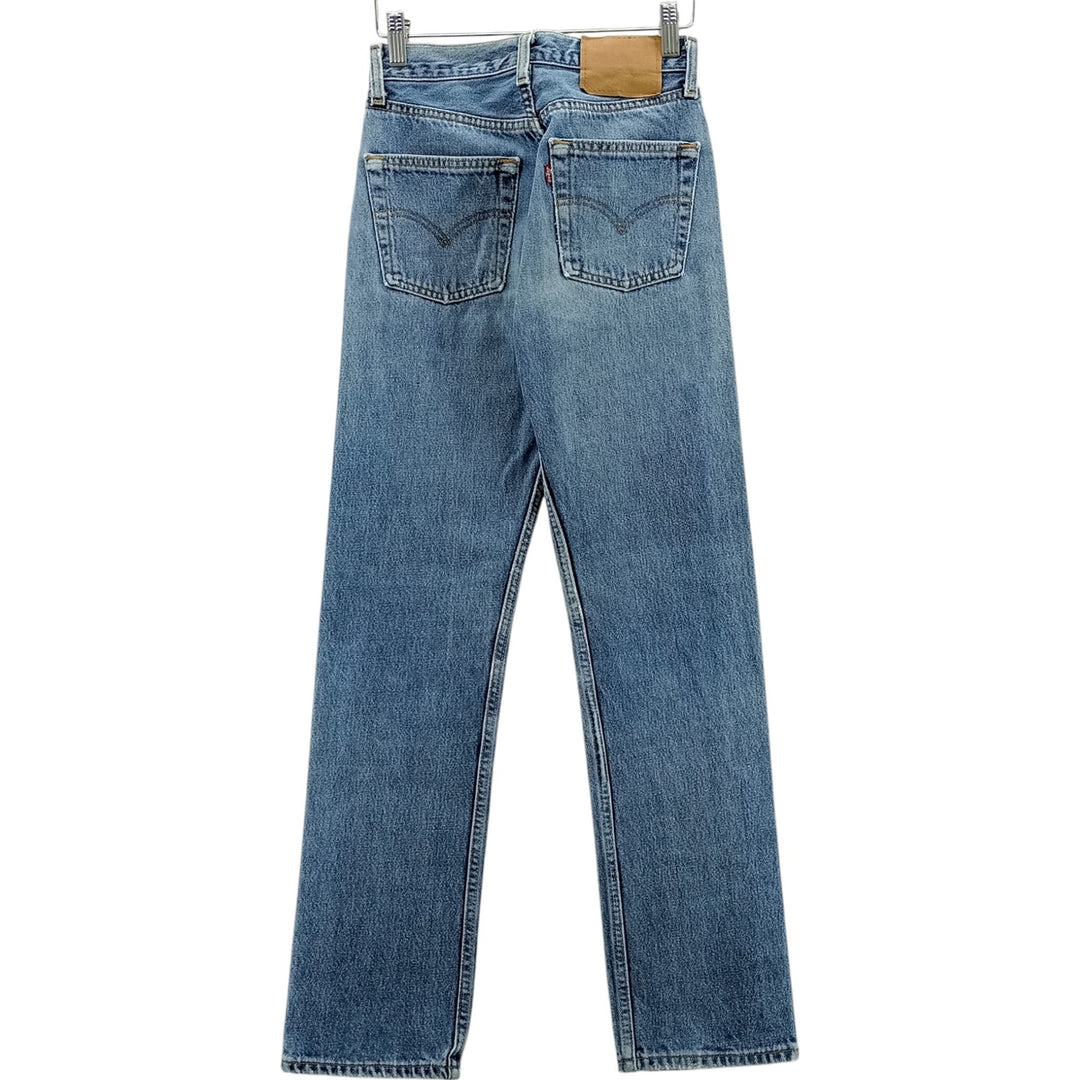 Vintage 90'S Levi's 6501-0116 Straight Denim Pants, Made in USA, Women's Size M (W26) cotton blue type Vintage Second Hand