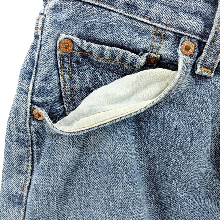 Vintage 90'S Levi's 6501-0116 Straight Denim Pants, Made in USA, Women's Size M (W26) cotton blue type Vintage Second Hand