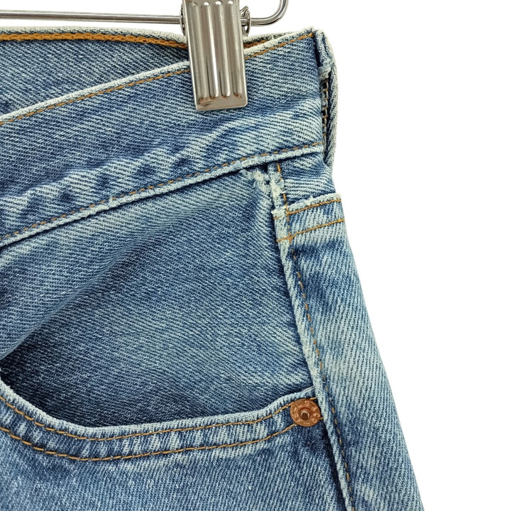 Vintage 90'S Levi's 6501-0116 Straight Denim Pants, Made in USA, Women's Size M (W26) cotton blue type Vintage Second Hand