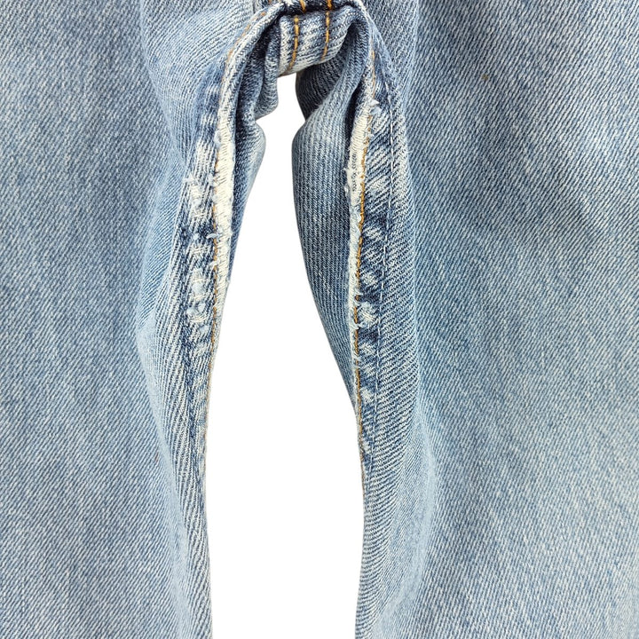 Vintage 90'S Levi's 6501-0116 Straight Denim Pants, Made in USA, Women's Size M (W26) cotton blue type Vintage Second Hand