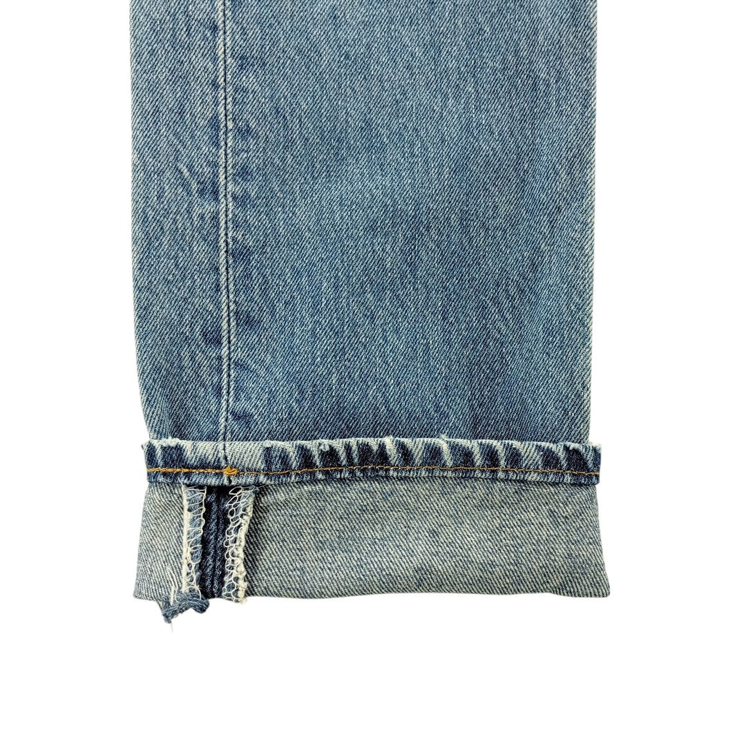 Vintage 90'S Levi's 6501-0116 Straight Denim Pants, Made in USA, Women's Size M (W26) cotton blue type Vintage Second Hand