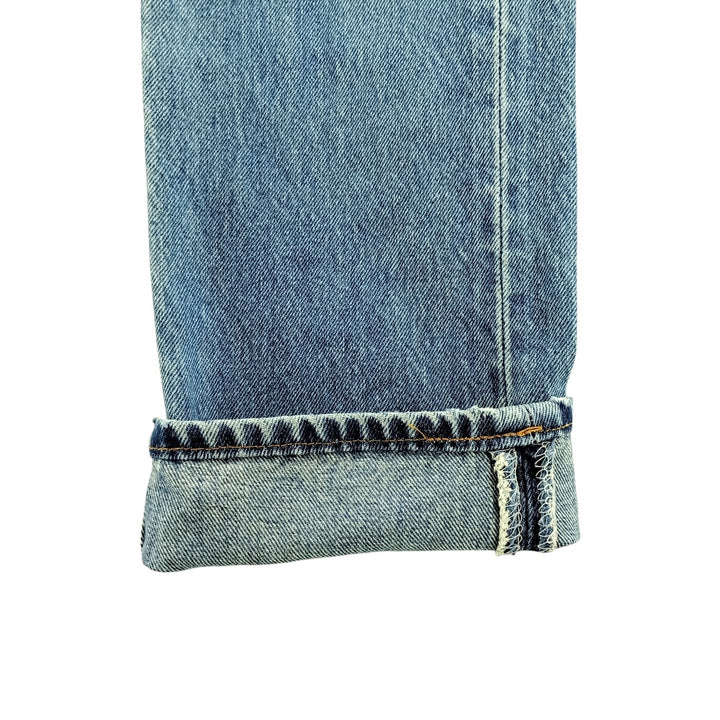 Vintage 90'S Levi's 6501-0116 Straight Denim Pants, Made in USA, Women's Size M (W26) cotton blue type Vintage Second Hand