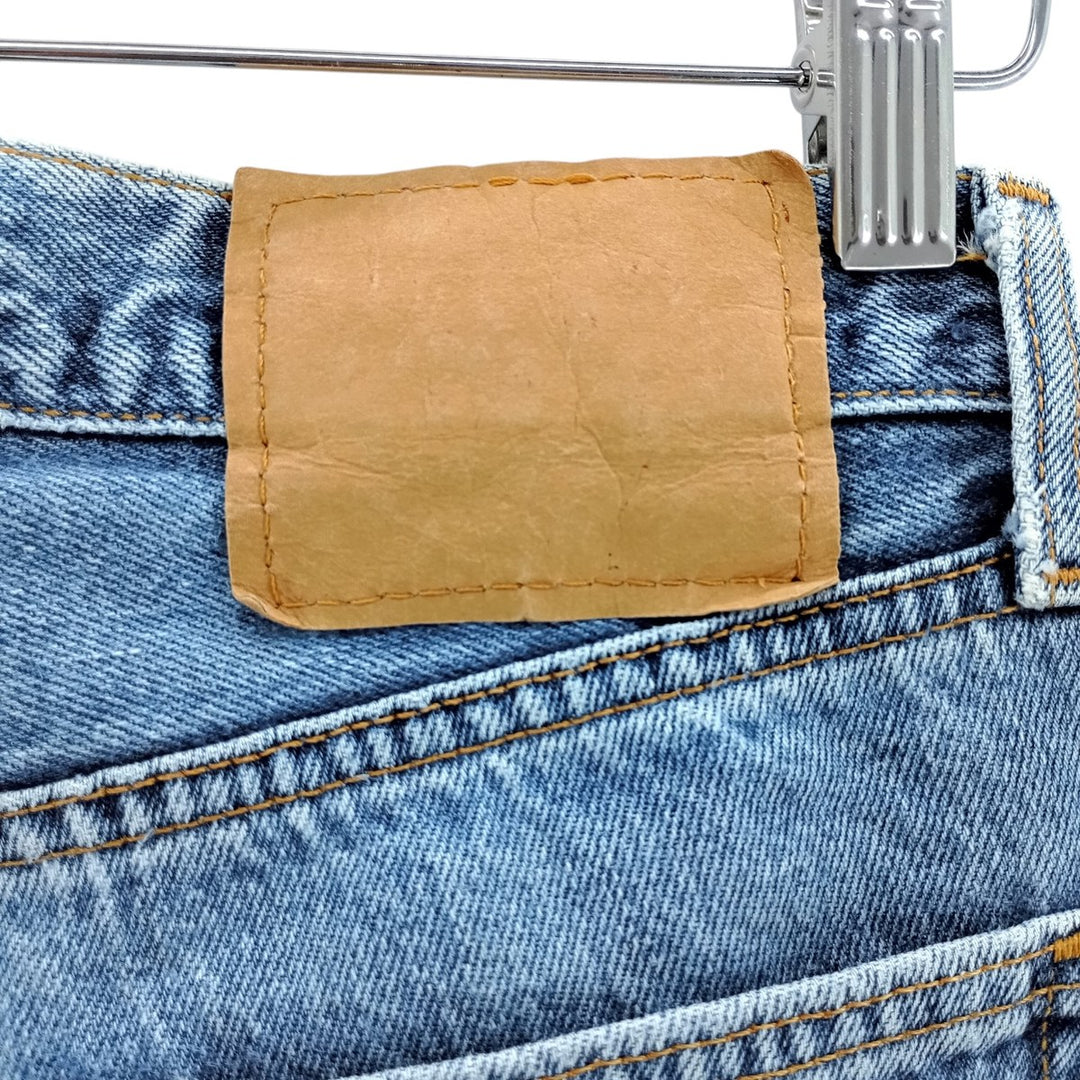 Vintage 90'S Levi's 6501-0116 Straight Denim Pants, Made in USA, Women's Size M (W26) cotton blue type Vintage Second Hand