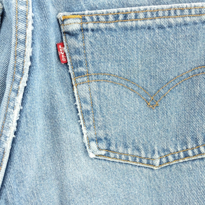 Vintage 90'S Levi's 6501-0116 Straight Denim Pants, Made in USA, Women's Size M (W26) cotton blue type Vintage Second Hand