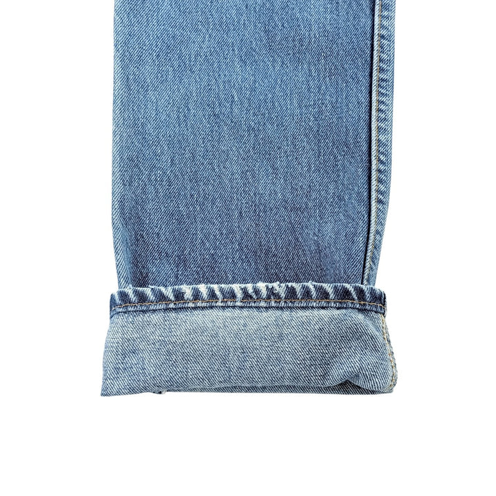 Vintage 90'S Levi's 6501-0116 Straight Denim Pants, Made in USA, Women's Size M (W26) cotton blue type Vintage Second Hand
