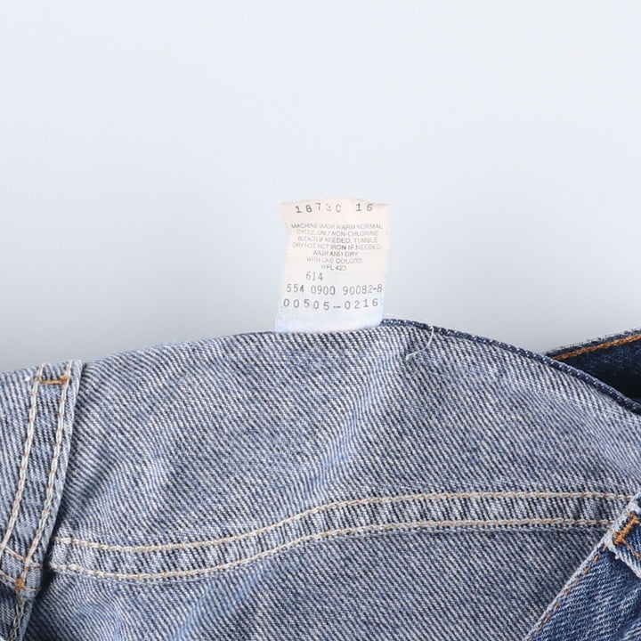 2000'S Levi's 505 Regular Fit Tapered Denim Pants, Made in USA, Men's Size 35 cotton blue type Vintage Second Hand