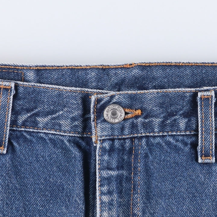 2000'S Levi's 505 Regular Fit Tapered Denim Pants, Made in USA, Men's Size 35 cotton blue type Vintage Second Hand