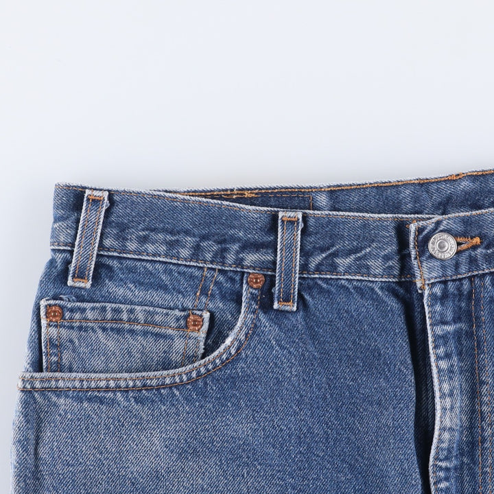 2000'S Levi's 505 Regular Fit Tapered Denim Pants, Made in USA, Men's Size 35 cotton blue type Vintage Second Hand