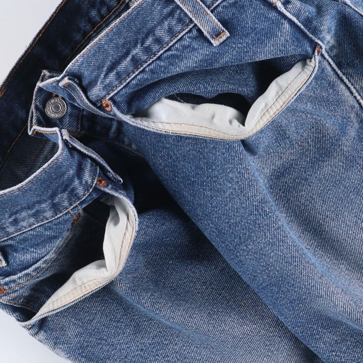 2000'S Levi's 505 Regular Fit Tapered Denim Pants, Made in USA, Men's Size 35 cotton blue type Vintage Second Hand