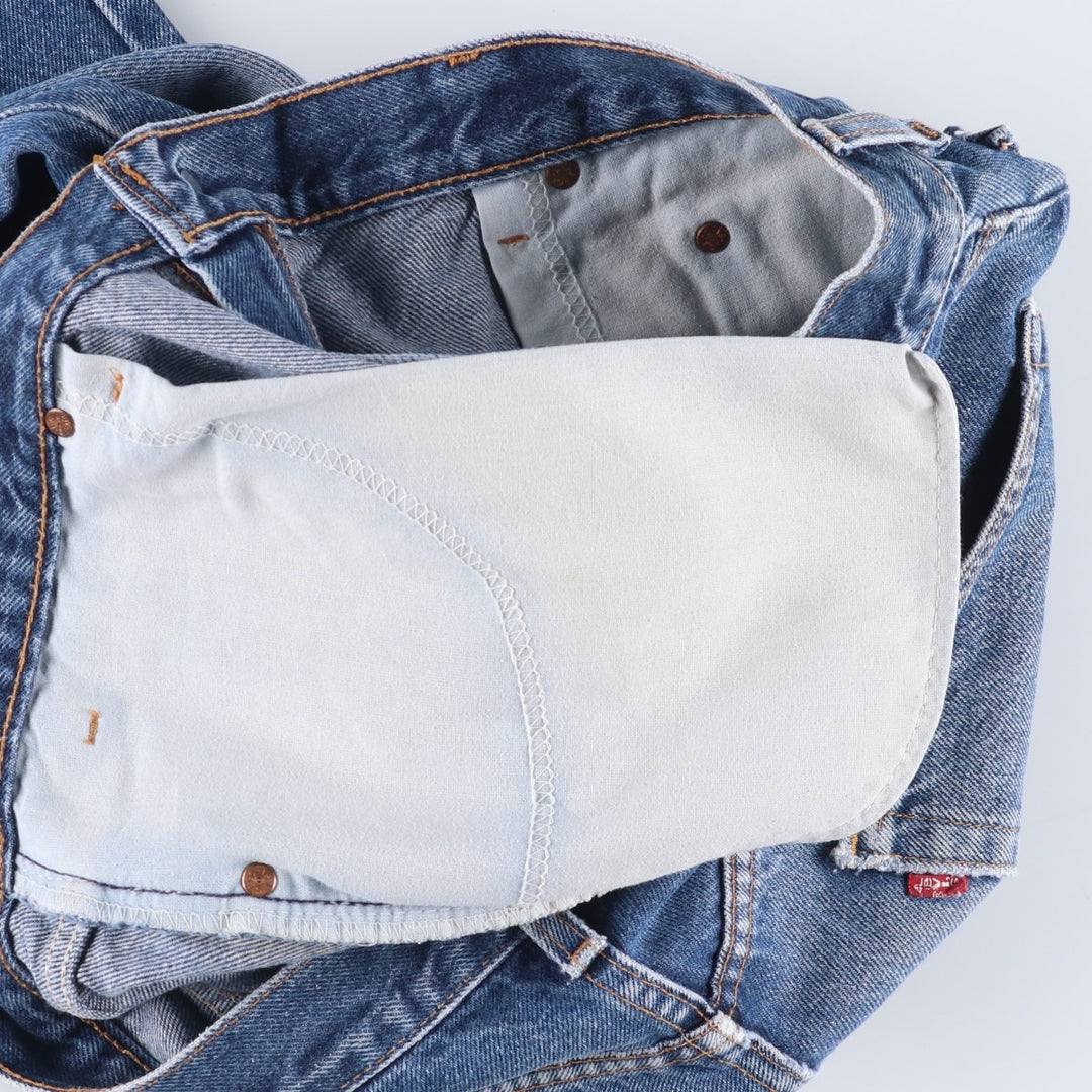 2000'S Levi's 505 Regular Fit Tapered Denim Pants, Made in USA, Men's Size 35 cotton blue type Vintage Second Hand