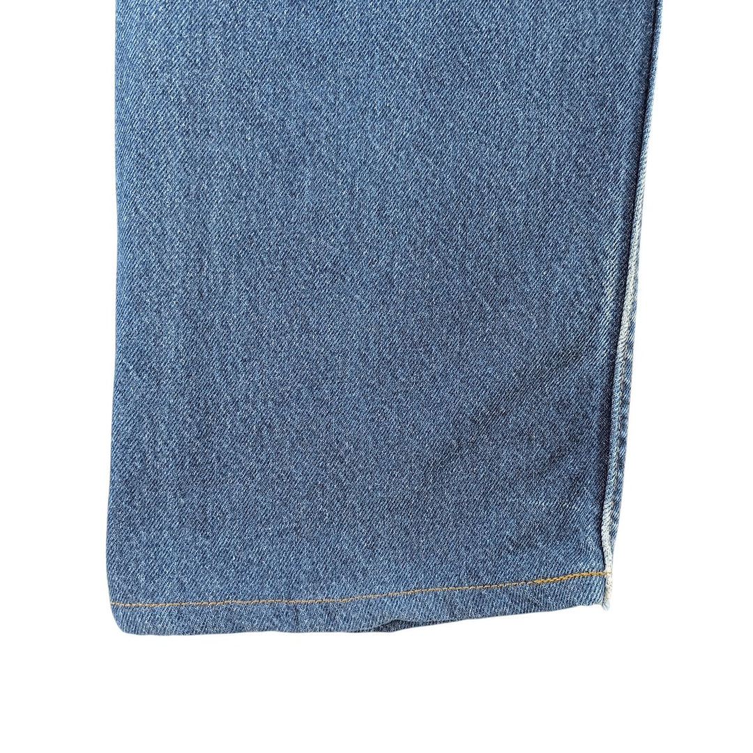 2000'S Levi's 505 Regular Fit Tapered Denim Pants, Made in USA, Men's Size 35 cotton blue type Vintage Second Hand