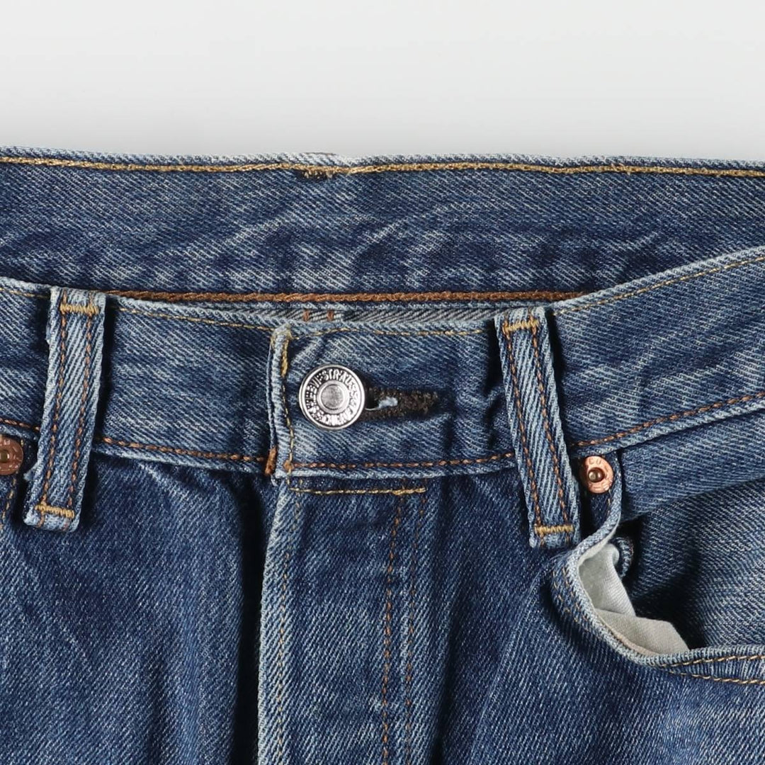 Levi's 501 straight denim pants for men, size W33 cotton blue type Vintage Second Hand