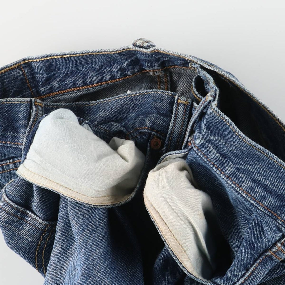 Levi's 501 straight denim pants for men, size W33 cotton blue type Vintage Second Hand