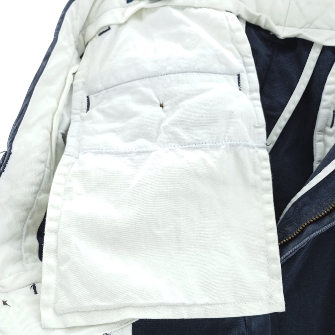 Ralph Lauren POLO by Ralph Lauren ANDREW PANT Two-pleat chino pants for men, equivalent to W31 cotton navy blue type Vintage Second Hand