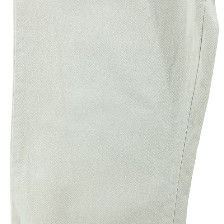 Vintage 90'S Ralph Lauren Polo Ralph Lauren two-pleat chino pants, made in the USA, men's size W32. cotton Beige type Vintage Second Hand