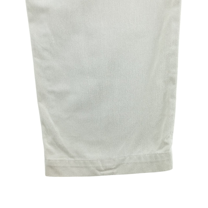 Vintage 90'S Ralph Lauren Polo Ralph Lauren two-pleat chino pants, made in the USA, men's size W32. cotton Beige type Vintage Second Hand