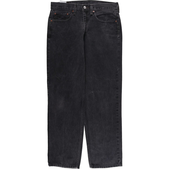 Levi's 550 Black Denim Tapered Denim Pants Men's W32 equivalent cotton black type Vintage Second Hand