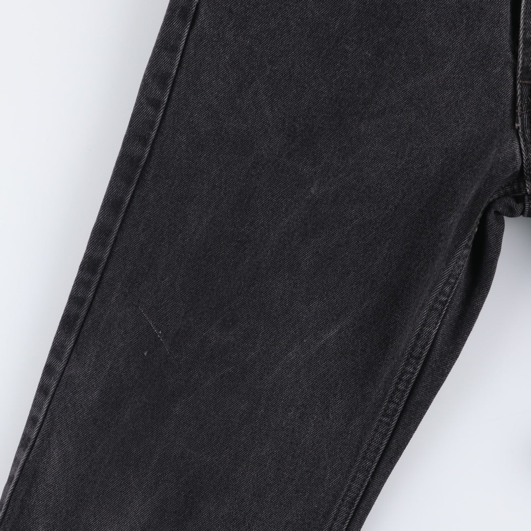Levi's 550 Black Denim Tapered Denim Pants Men's W32 equivalent cotton black type Vintage Second Hand