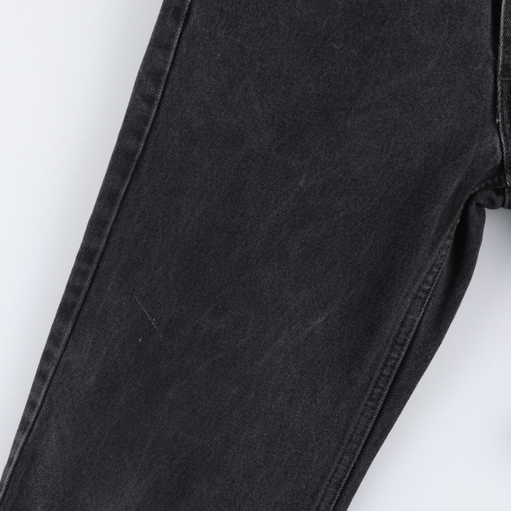 Levi's 550 Black Denim Tapered Denim Pants Men's W32 equivalent cotton black type Vintage Second Hand