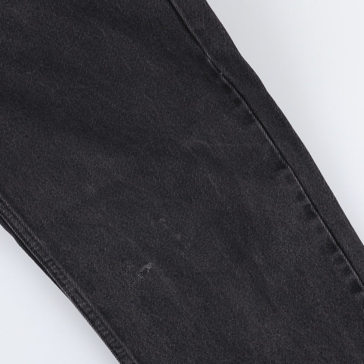 Levi's 550 Black Denim Tapered Denim Pants Men's W32 equivalent cotton black type Vintage Second Hand