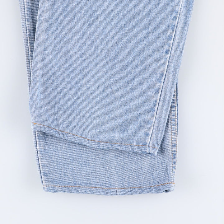 90'S Levi's 00550-4834 Relaxed Fit Tapered Denim Pants, Black, Men's, Size 33 (Vintage) cotton Blue type light blue Vintage Second Hand