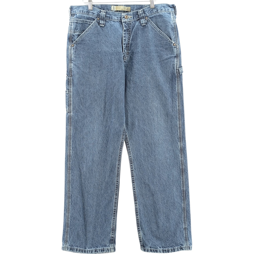 Lee Dungarees Carpenter Denim Painter Pants for Men, W34 cotton blue type Vintage Second Hand