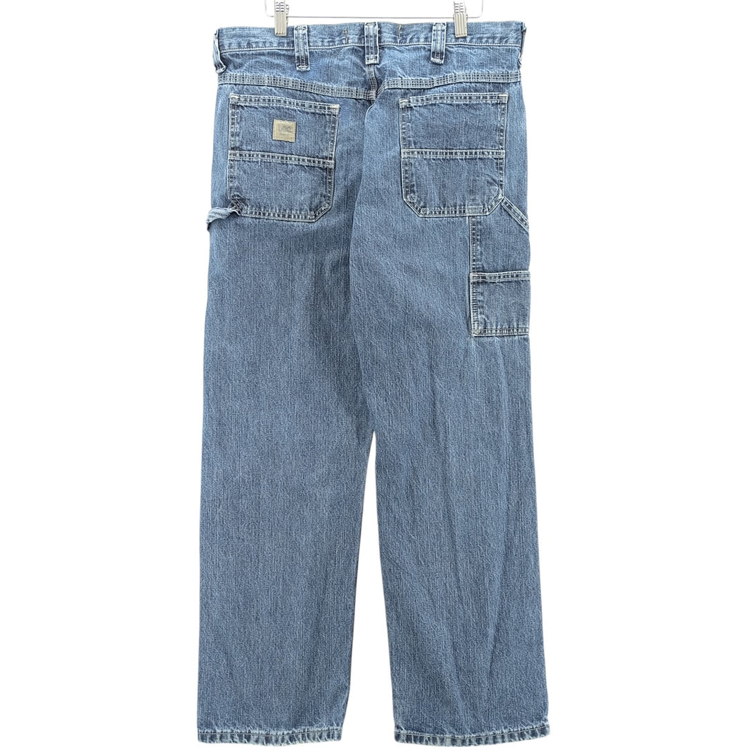 Lee Dungarees Carpenter Denim Painter Pants for Men, W34 cotton blue type Vintage Second Hand