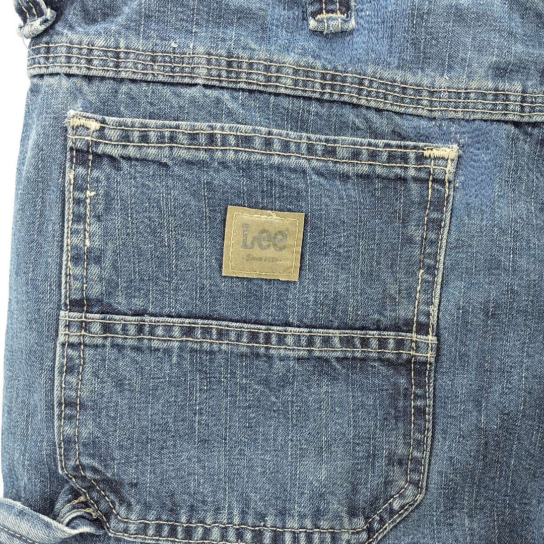 Lee Dungarees Carpenter Denim Painter Pants for Men, W34 cotton blue type Vintage Second Hand