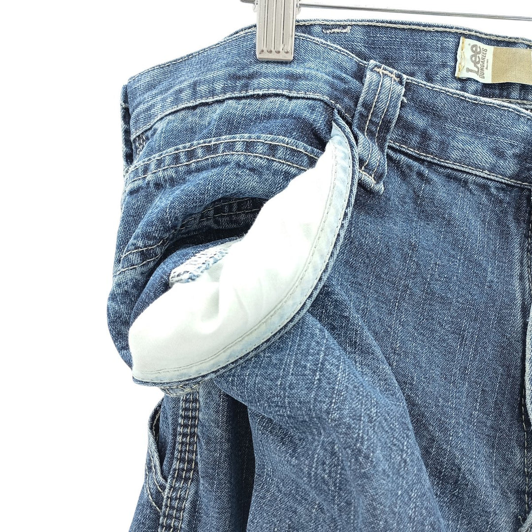 Lee Dungarees Carpenter Denim Painter Pants for Men, W34 cotton blue type Vintage Second Hand