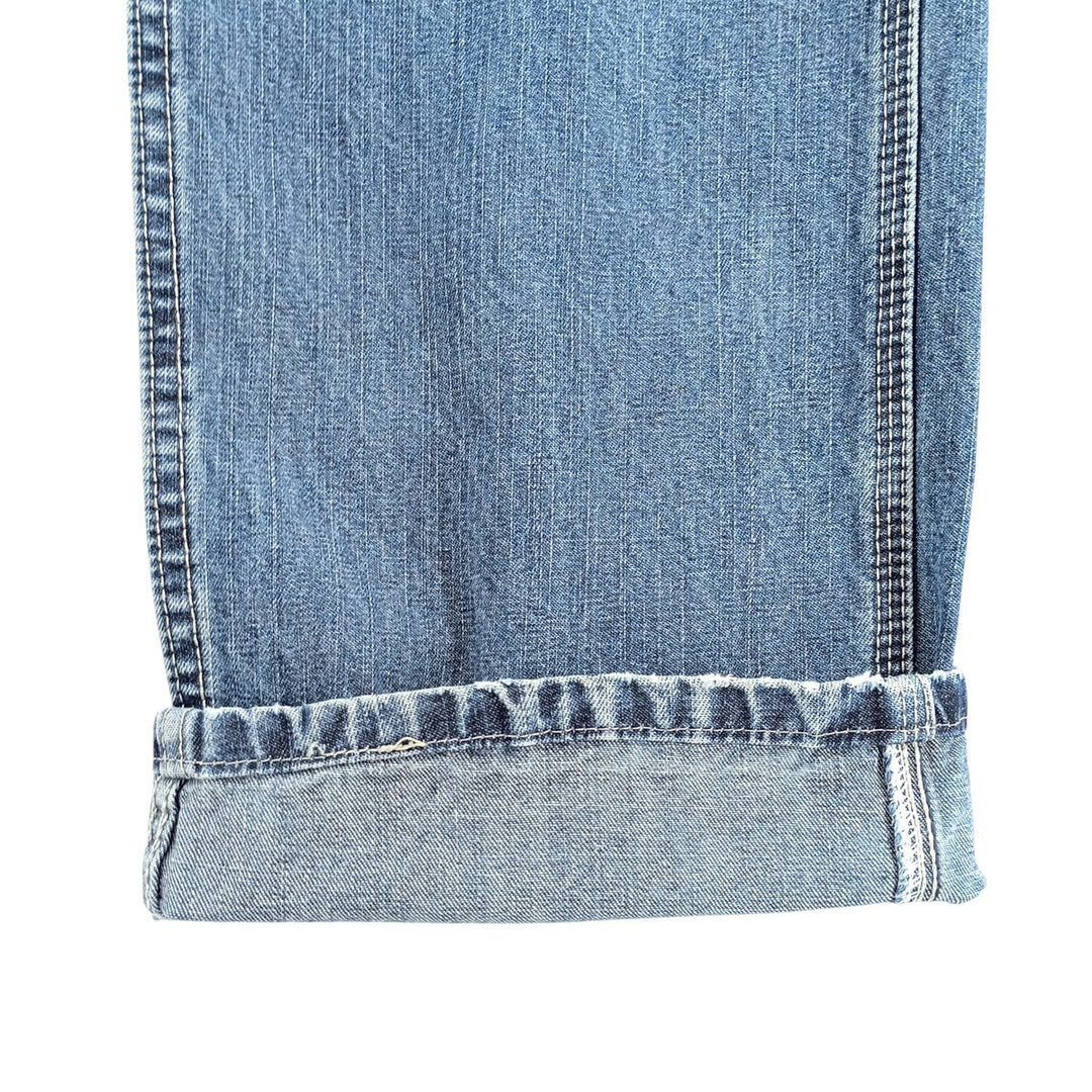 Lee Dungarees Carpenter Denim Painter Pants for Men, W34 cotton blue type Vintage Second Hand
