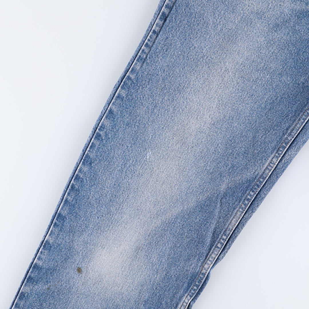 00'S Levi's 550 Relaxed Fit Black Denim Tapered Denim Pants Men's W34 cotton blue type Vintage Second Hand