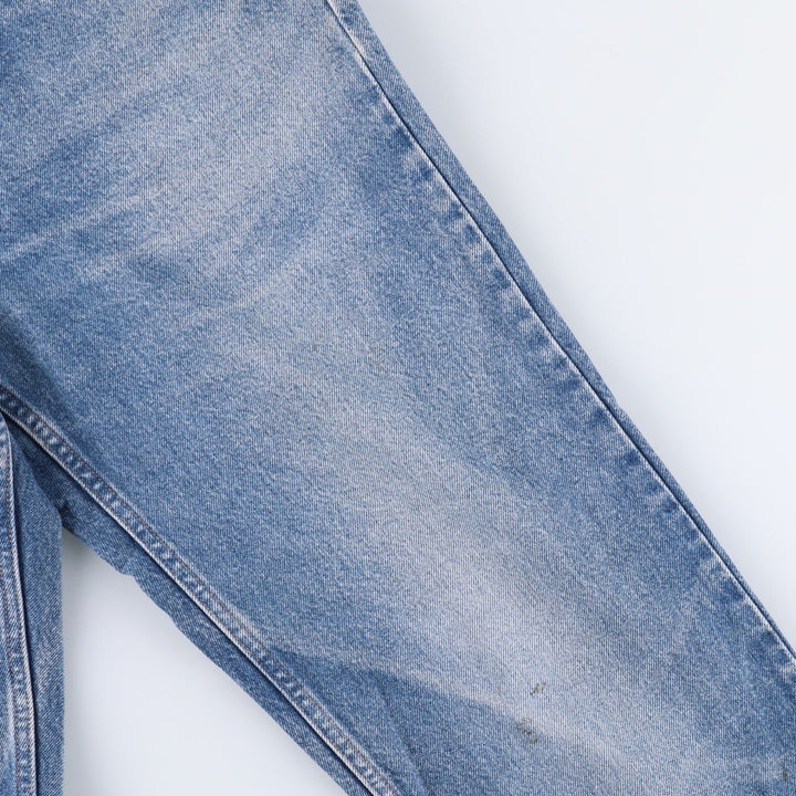 00'S Levi's 550 Relaxed Fit Black Denim Tapered Denim Pants Men's W34 cotton blue type Vintage Second Hand