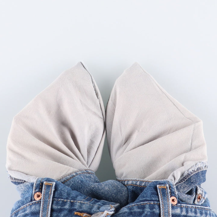 00'S Levi's 550 Relaxed Fit Black Denim Tapered Denim Pants Men's W34 cotton blue type Vintage Second Hand