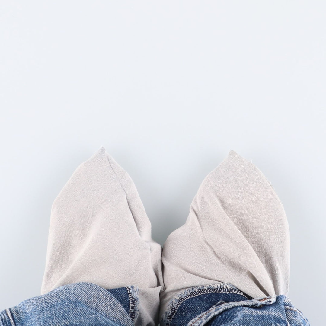 00'S Levi's 550 Relaxed Fit Black Denim Tapered Denim Pants Men's W34 cotton blue type Vintage Second Hand