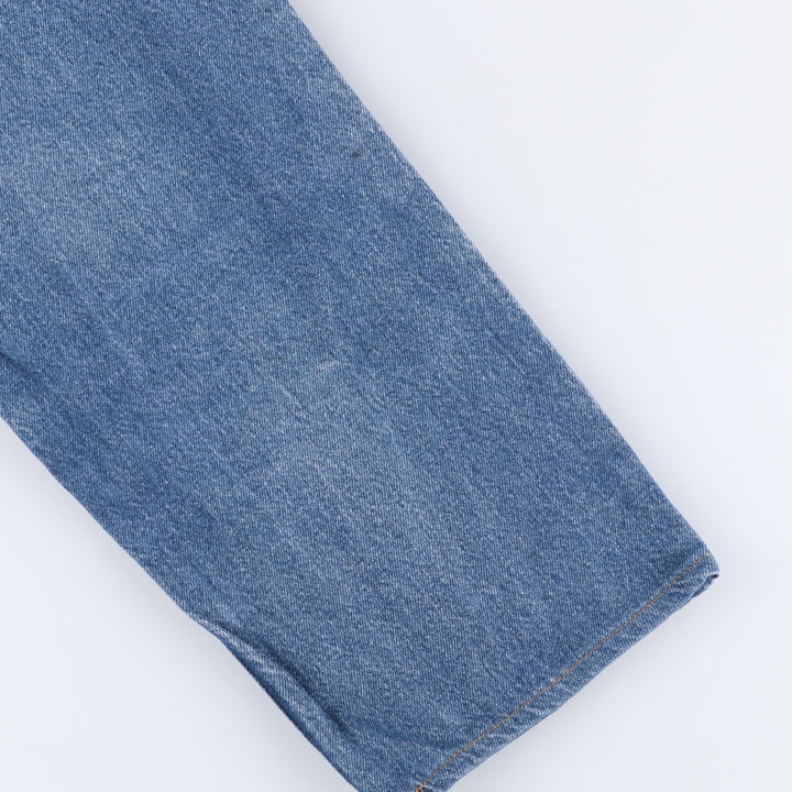 00'S Levi's 550 Relaxed Fit Black Denim Tapered Denim Pants Men's W34 cotton blue type Vintage Second Hand