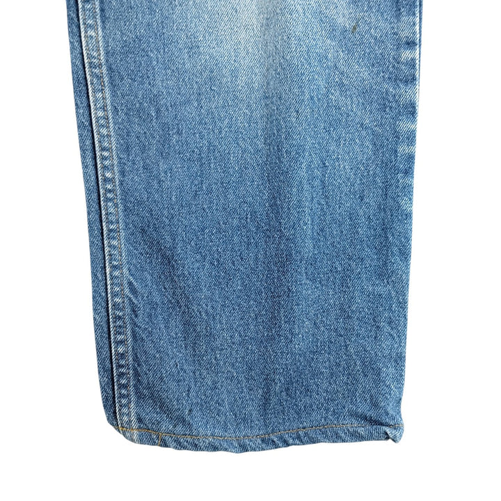 00'S Levi's 550 Relaxed Fit Black Denim Tapered Denim Pants Men's W34 cotton blue type Vintage Second Hand