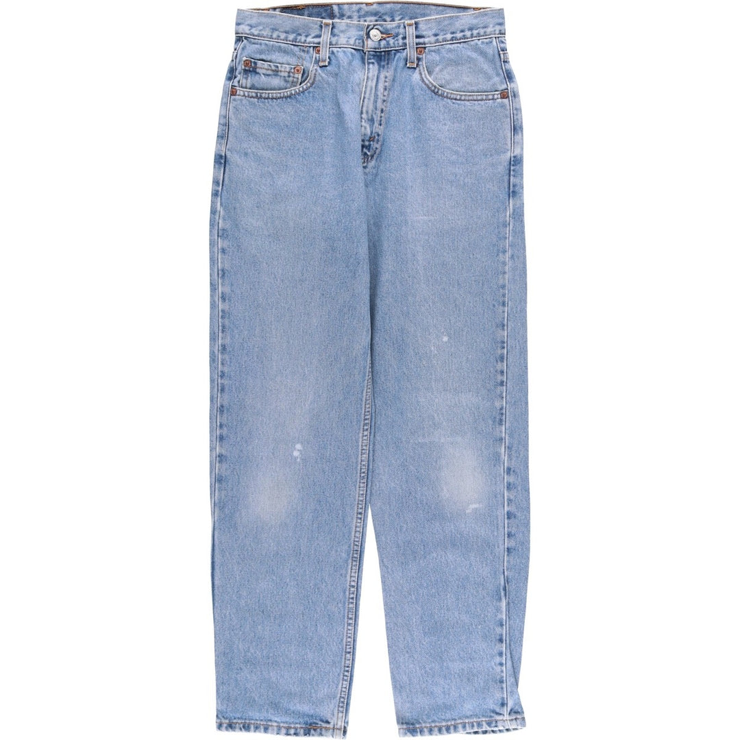 90'S Levi's 00550-4892 Relaxed Fit Tapered Denim Pants, Black Denim, Men's, Size W29 cotton Blue type light blue Vintage Second Hand