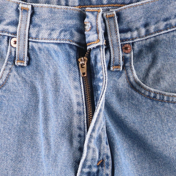 90'S Levi's 00550-4892 Relaxed Fit Tapered Denim Pants, Black Denim, Men's, Size W29 cotton Blue type light blue Vintage Second Hand