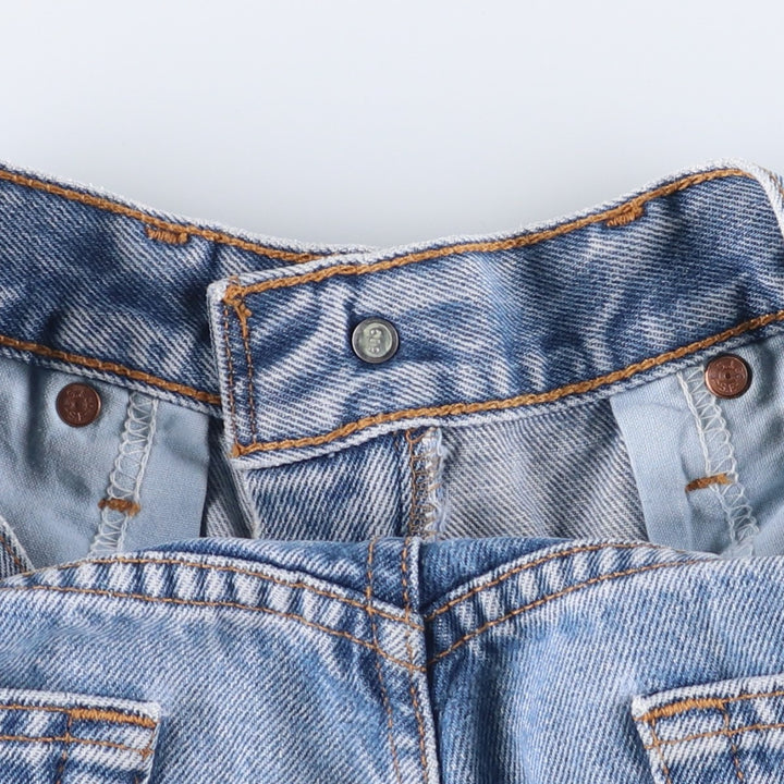 90'S Levi's 00550-4892 Relaxed Fit Tapered Denim Pants, Black Denim, Men's, Size W29 cotton Blue type light blue Vintage Second Hand