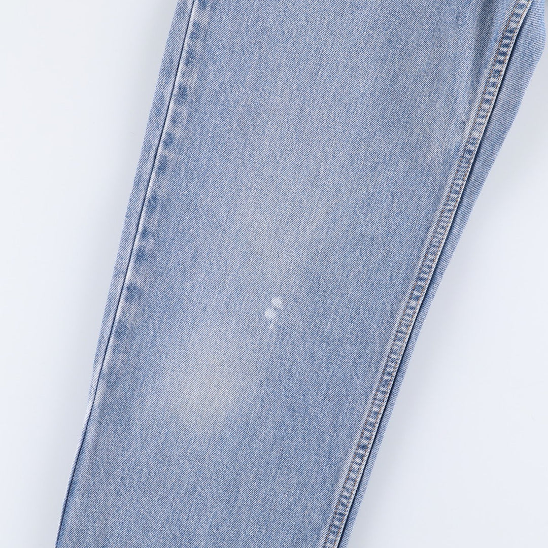 90'S Levi's 00550-4892 Relaxed Fit Tapered Denim Pants, Black Denim, Men's, Size W29 cotton Blue type light blue Vintage Second Hand