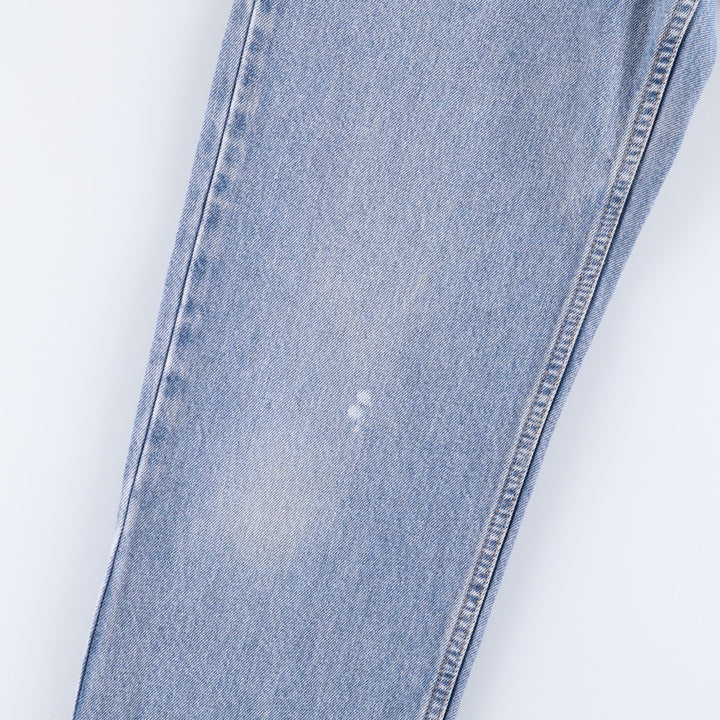 90'S Levi's 00550-4892 Relaxed Fit Tapered Denim Pants, Black Denim, Men's, Size W29 cotton Blue type light blue Vintage Second Hand