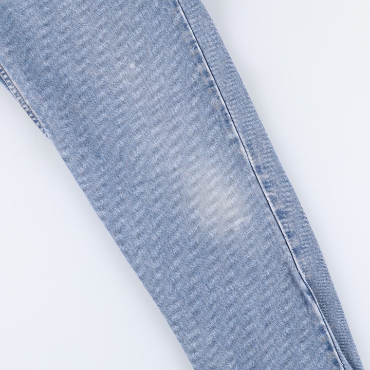 90'S Levi's 00550-4892 Relaxed Fit Tapered Denim Pants, Black Denim, Men's, Size W29 cotton Blue type light blue Vintage Second Hand