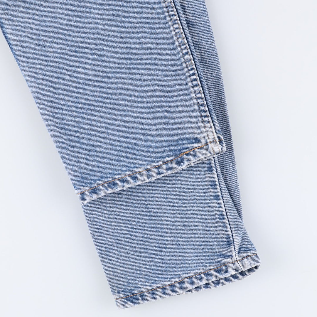 90'S Levi's 00550-4892 Relaxed Fit Tapered Denim Pants, Black Denim, Men's, Size W29 cotton Blue type light blue Vintage Second Hand