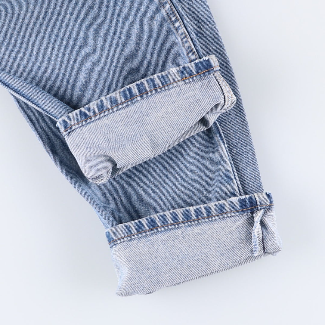 90'S Levi's 00550-4892 Relaxed Fit Tapered Denim Pants, Black Denim, Men's, Size W29 cotton Blue type light blue Vintage Second Hand