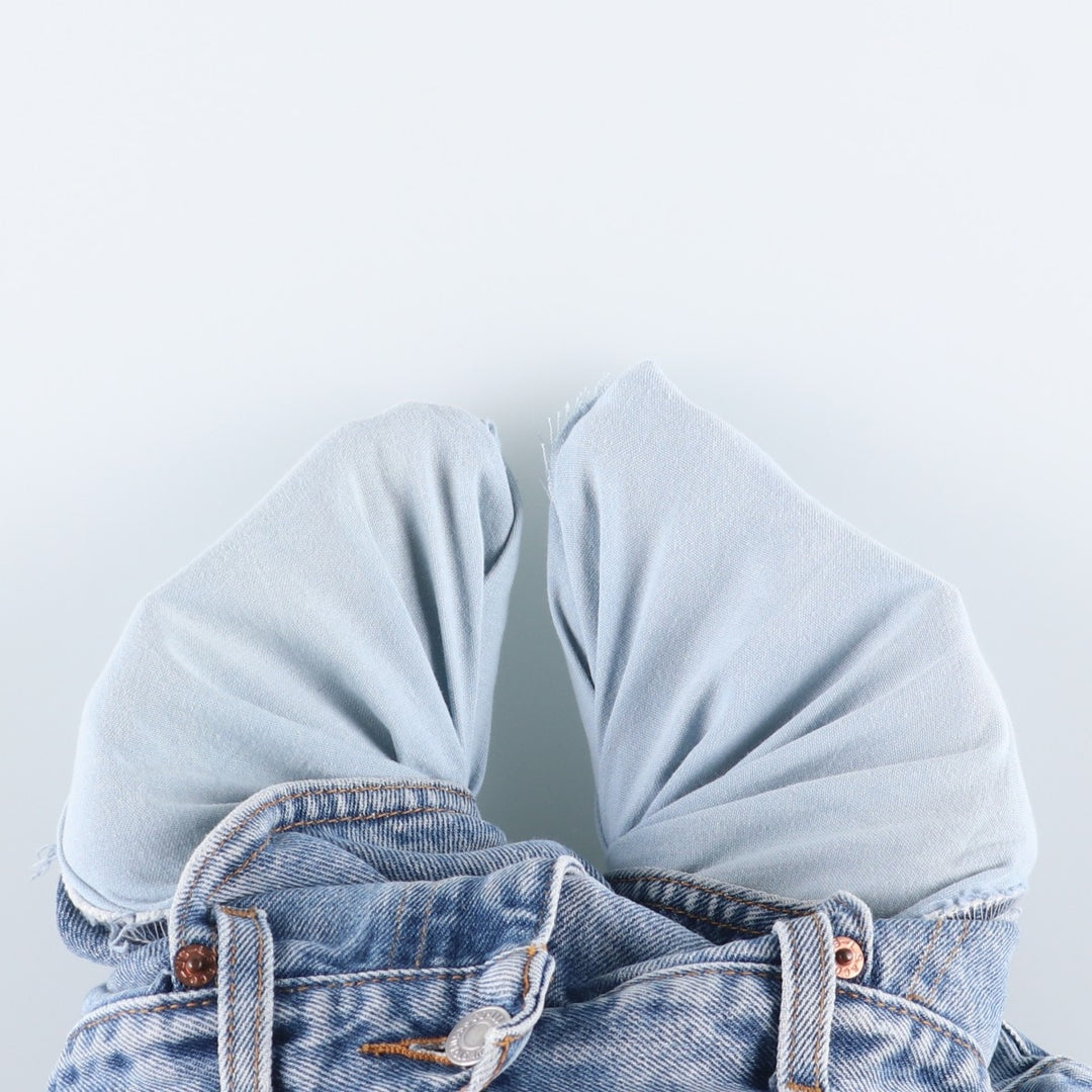 90'S Levi's 00550-4892 Relaxed Fit Tapered Denim Pants, Black Denim, Men's, Size W29 cotton Blue type light blue Vintage Second Hand